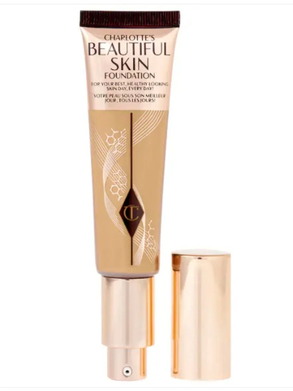MSRP $52 | Charlotte Tilbury Beautiful Skin Foundation - 7 Cool - 1 oz - NIB